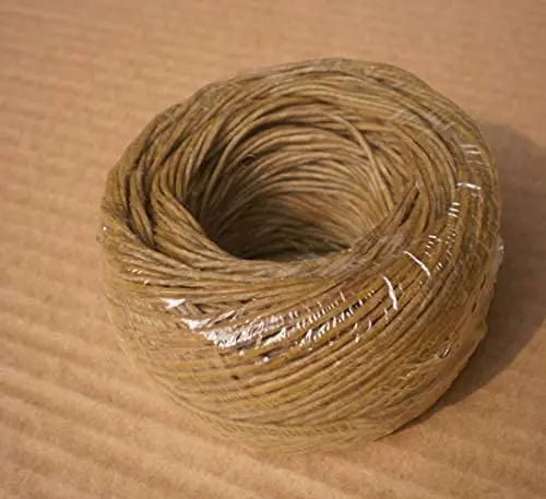 

DITOSH 100% Organic Hemp Wick with Natural Beeswax Coating 1mm x 200ft And 2 Hemp Wick Lighter case Slow Burn No Dripping