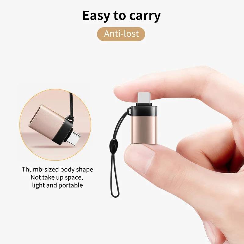 FONKEN USB 3 0 Type-C OTG адаптер для кабеля Type C конвертер Xiaomi Huawei Samsung мыши клавиатуры диск
