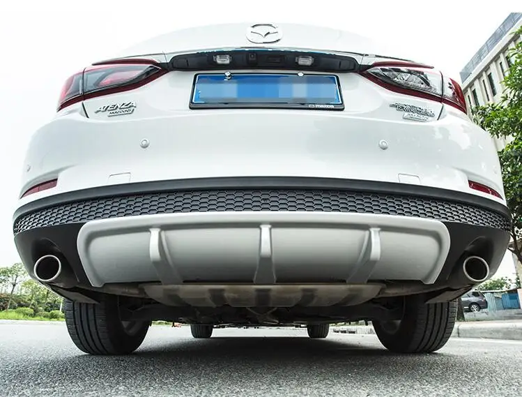 Для Mazda 6 Atenza Body kit задний спойлер 2015 2018 ABS бампер диффузор защитные бамперы Бампер