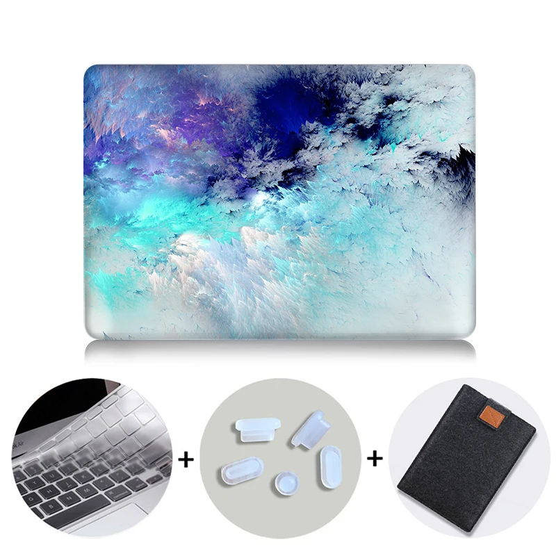 MTT чехол для ноутбука Apple Macbook Air Pro retina 11 12 13 15 дюймов с сенсорной панелью Жесткий Чехол сумка для ноутбука A1706 A1466 A1532 - Цвет: MB11