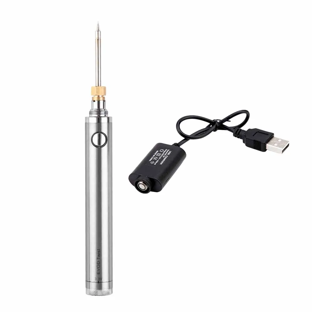 SET 1 3pcs 5 в 8 Вт USB Электрический перезаряжаемый паяльник батарея мини многофункциональный костюм портативный нагревательный элемент Беспроводная сварочная ручка - Цвет: SET 1 3pcs