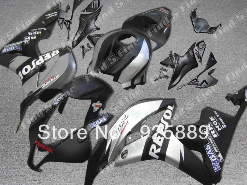

Injection mold silver black body for HONDA CBR600RR 07 08 CBR600 07-08 CBR 600RR 2007-2008 600 RR F5 2007 2008 fairing kit