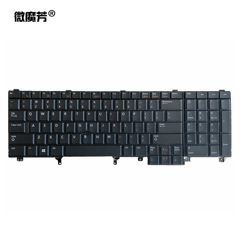 США новая клавиатура для ноутбука DELL E6520 E5520 M4600 M6600 E5530 E6530 M4700 M6700 E6540 на английском языке