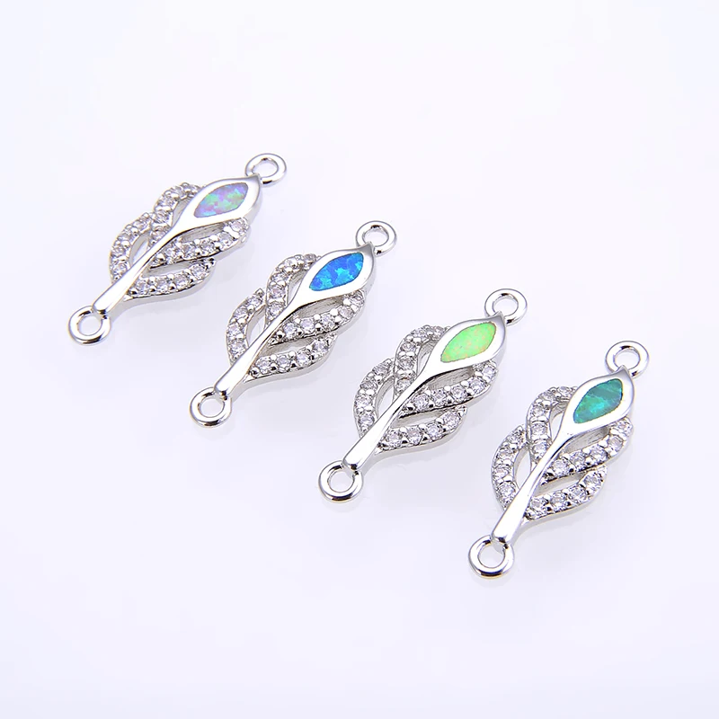 2020and Соединительный медный лист с покрытием циркониевый опал AAA DIY ювелирные