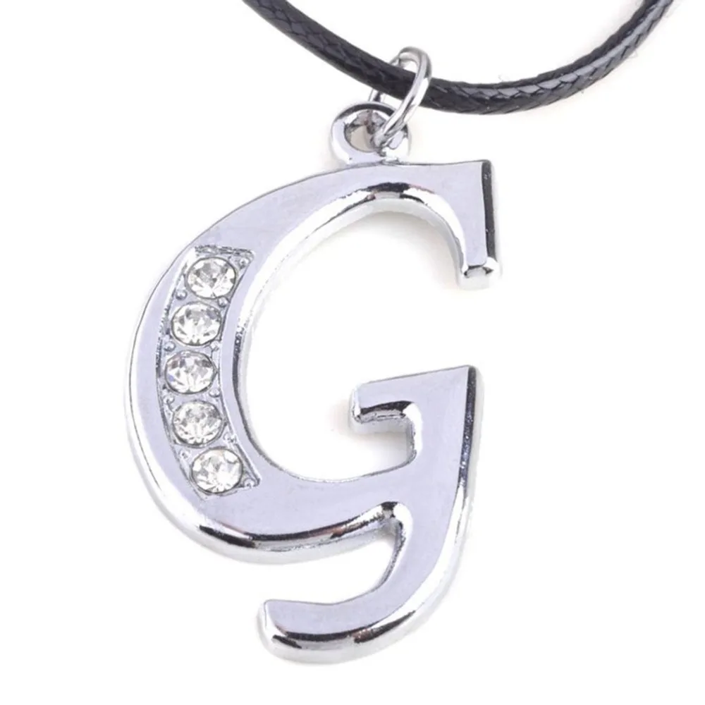 Модное английское ожерелье с надписью Алфавит буквы A Z из нержавеющей стали