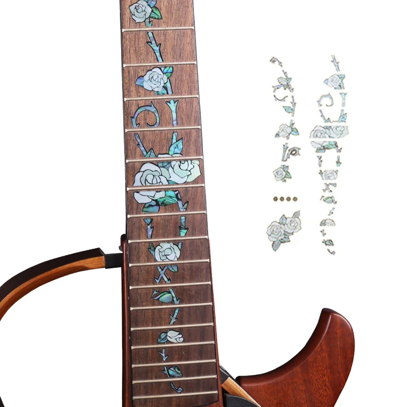 

Guitar Fingerboard Sticker Decals Are Suitable For Electric Guitar Bass Ukulele Guitar Accessories Fingerboard Pattern