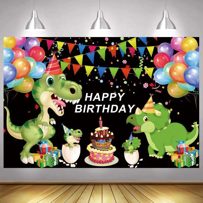 

Фон для фотографий Динозавр джунгли Животные Сафари Дикая вечеринка на день рождения украшение торта для мальчиков фотография фоны баннер