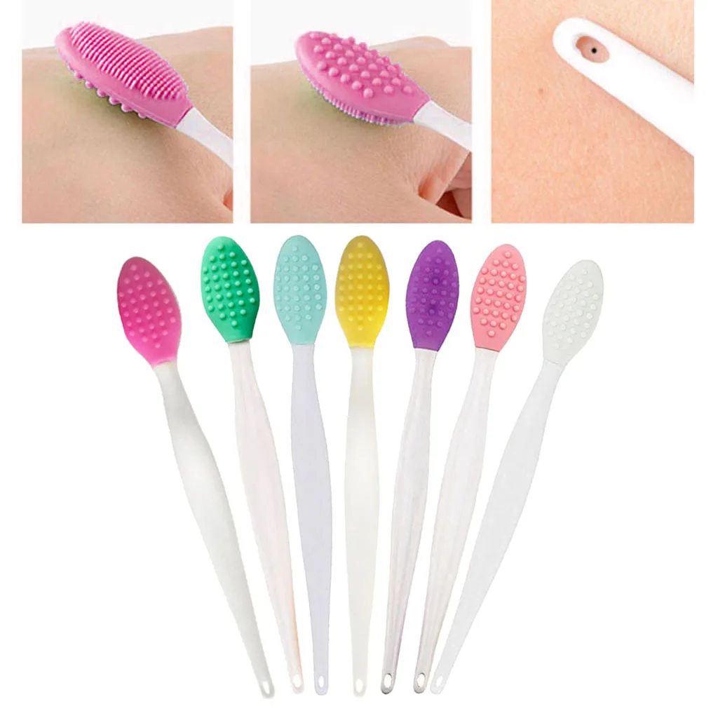 7pc Colourful Handheld Silicone Blackhead Remover Brush Deep Pore Cleansing and Exfoliating Tool for Women Men | Красота и здоровье