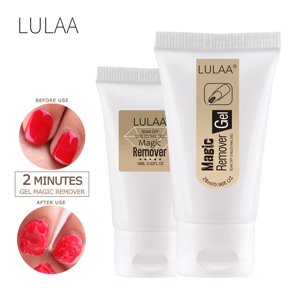 LULAA высококачественный гель для ногтей/Средство удаления лака средство магии