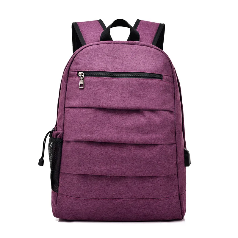 2020 New Fashion Waterproof Multifunction Canvas Lady Backpack, Casual Outdoor Travel Bag Campus Simple Student Bag ZX-029.