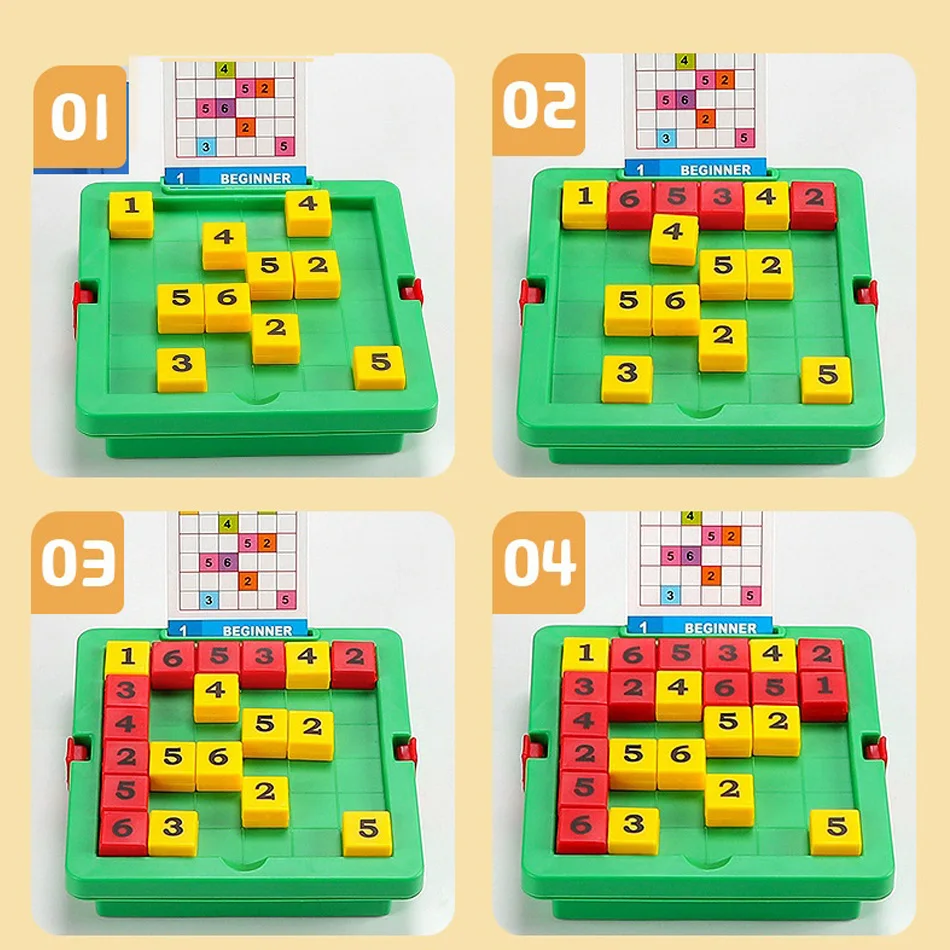 30 Challenges Elementary Sudoku Puzzle Game Thinking Training Chess Intelligence Reasoning Logic Educational Toy for Kids |