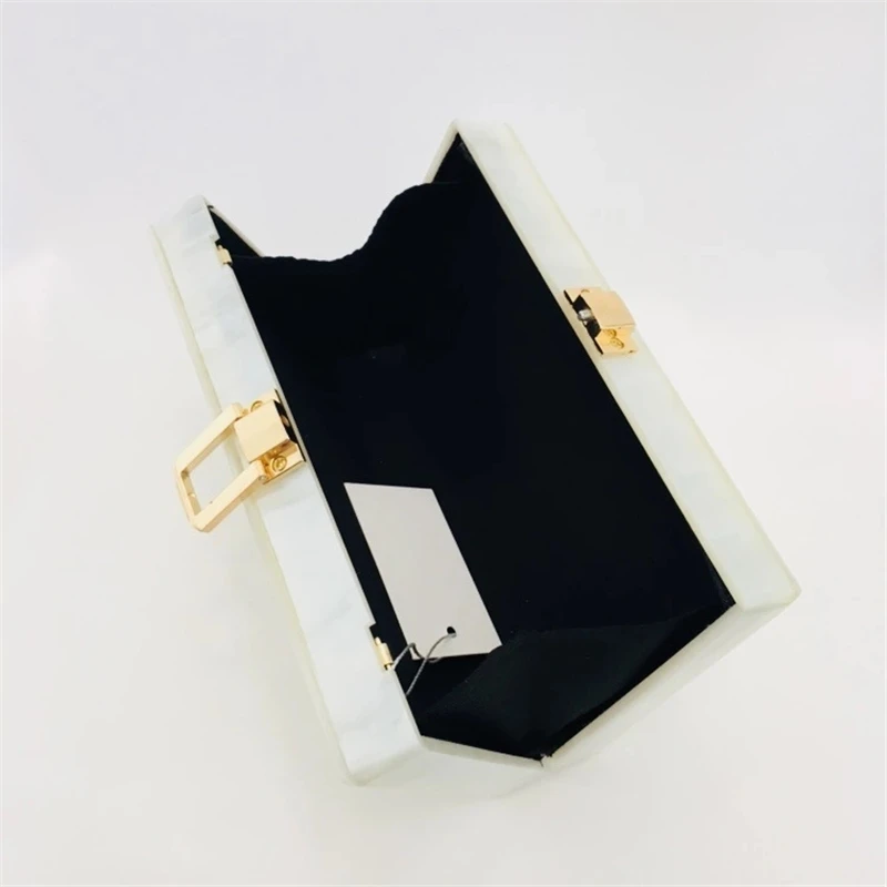 Женская вечерняя сумка-клатч из акрила с цепочками | Багаж и сумки