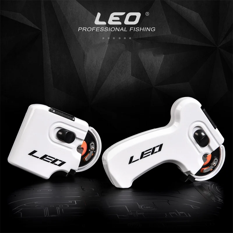 LEO 2 Styles Electric Portable Automatic Fishing Hook Tier Machine Tie Fast Hook Lines Tying Device Fishing Accessories Tool