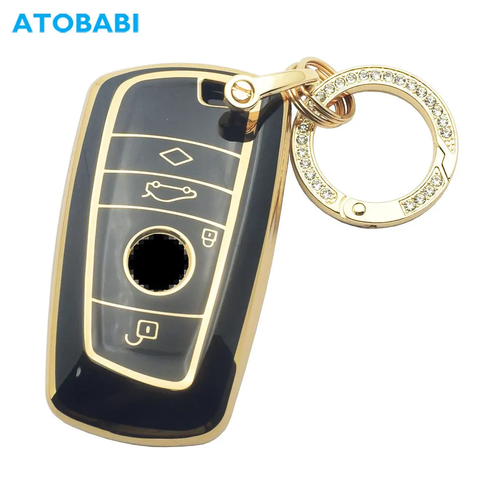

Чехол для автомобильного ключа из ТПУ, умный чехол для ключа с дистанционным управлением, защита для брелоков, для BMW X3, X4, M5, M6, GT3, GT5, 1, 3, 4, 5, 6, 7 ...