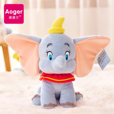 

Origina Disney Dumbo action figures 30cm Plush toy High Quality Soft Stuffed Animal Doll Birthday Present For Child