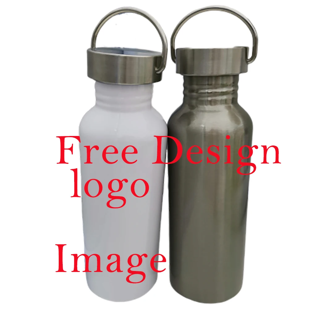 

Customize Water Bottle Personalized Sports metal Bottle Print Of Logo Feature Your Design Advertising DIY Text Name kitchenware