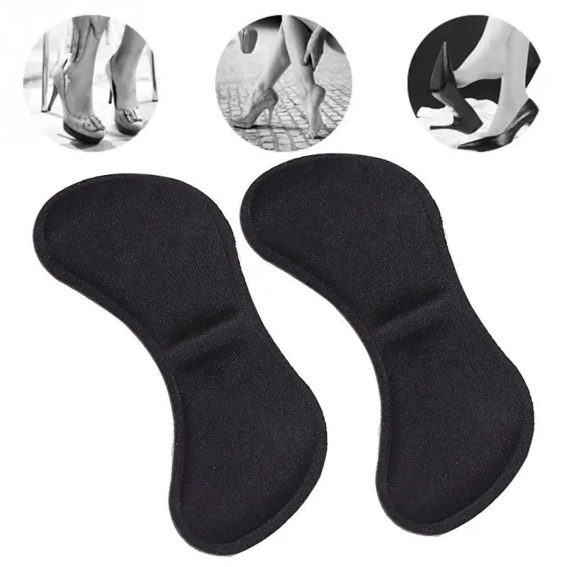 1Pair Sponge Heel Sticker Pain Relief Cushion  Adhesive Insole Feet Care Patch Pads Heel Liner Anti-crash Shoes Accessories