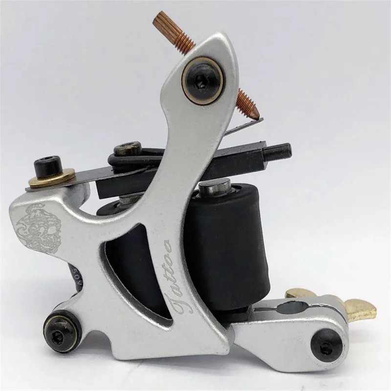 Professional 5 Color Coils Tattoo Machine 10 Warp Cast-iron Handmade Guns For Liner Shader Free Shipping |