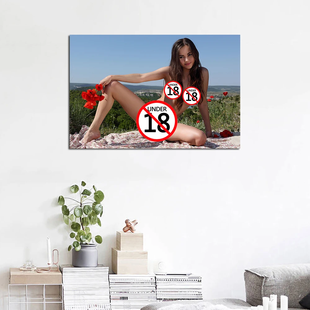 Красивая фотография печать на стене картины холсте сексуальная обнаженная