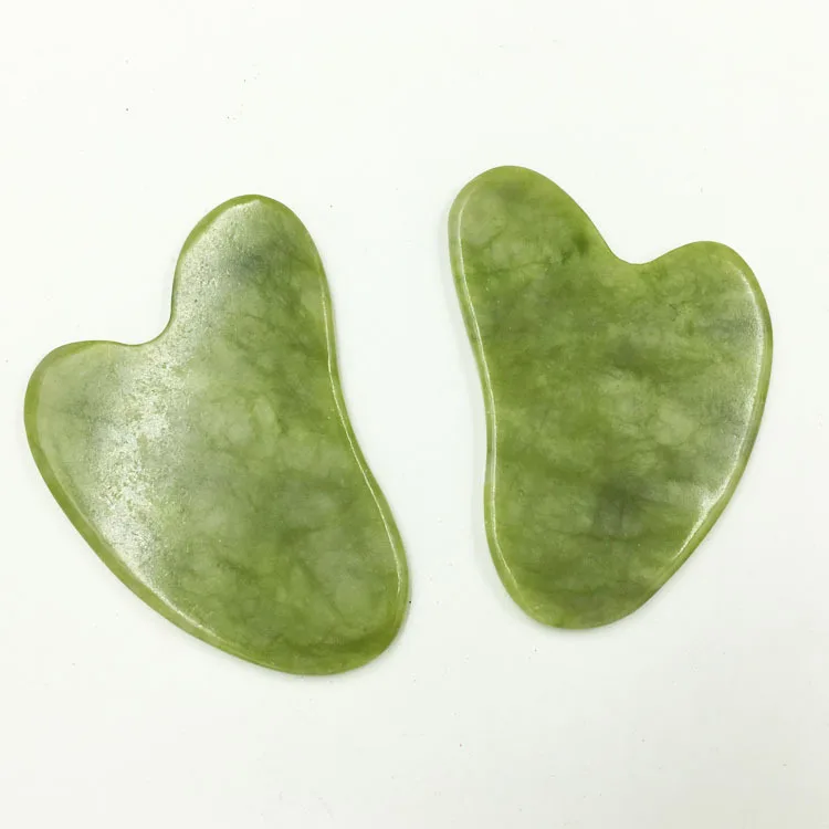 

Jade Guasha Massage Board Natural Stone Gua Sha Scraper Beauty Tool Health Care Meridian Scraping Plate Lose Weight Massager