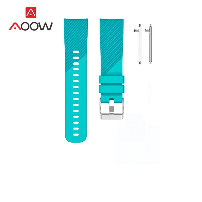Силиконовый ремешок с цветочным принтом 20 мм для samsung Galaxy Active 42 мм gear Sport S2 Garmin vivoactive huawei Amazfit браслет