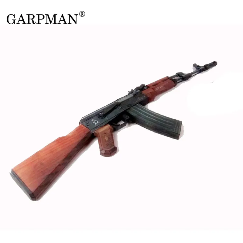 Бумажная модель пересекающая линия огня Cs1:1 Gun Ak74 Штурмовая винтовка 3D бумажная