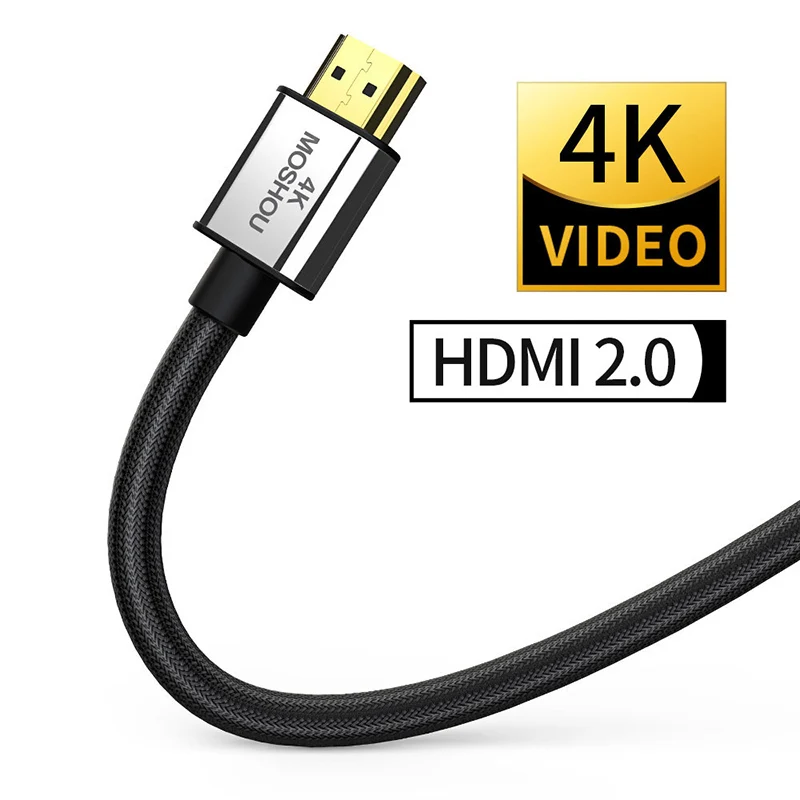 HDMI 4K 2.0b 2 0 кабели MOSHOU @ 60Hz HDR ARC 2160P Ethernet видео штекер для Apple tv PS4 проектор