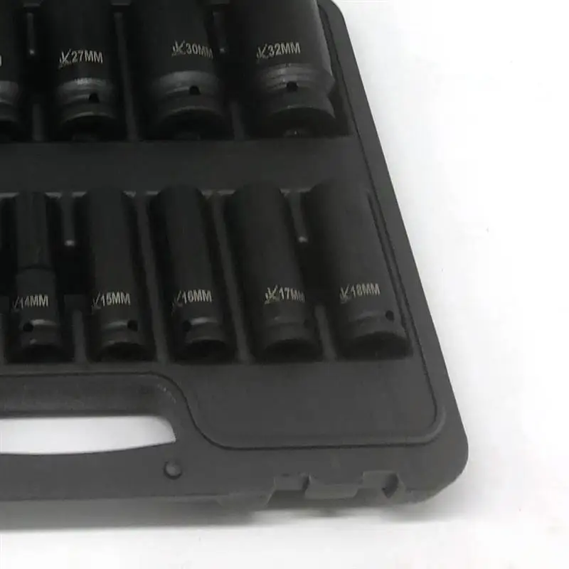 16pcs Extended Explosion Proof Pneumatic Socket Sets Car Repairing Tool Kit Auto Repail Tools With Storage Box Set |