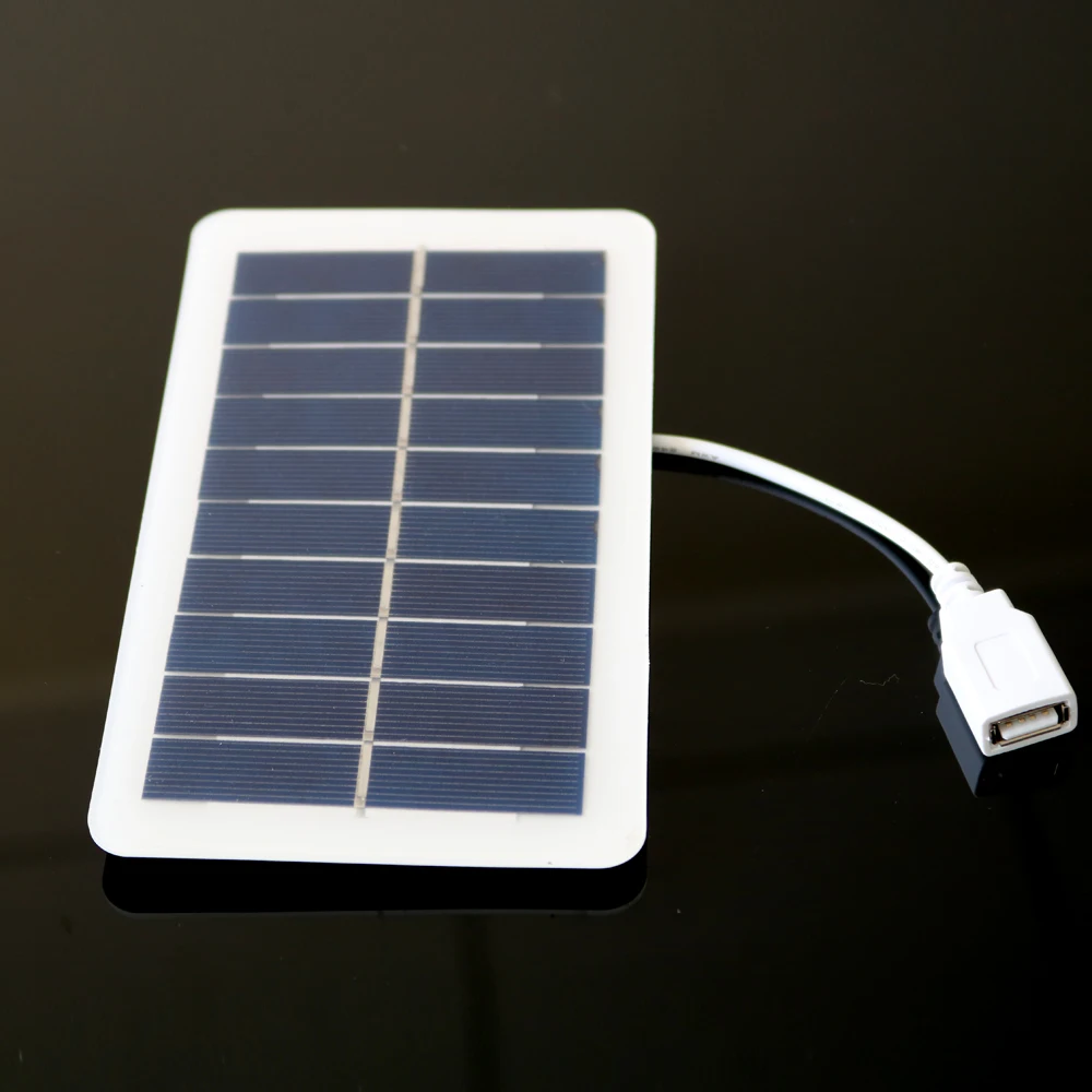 Солнечная панель постоянного тока 2 Вт 5 В USB Micro-выход зарядное устройство