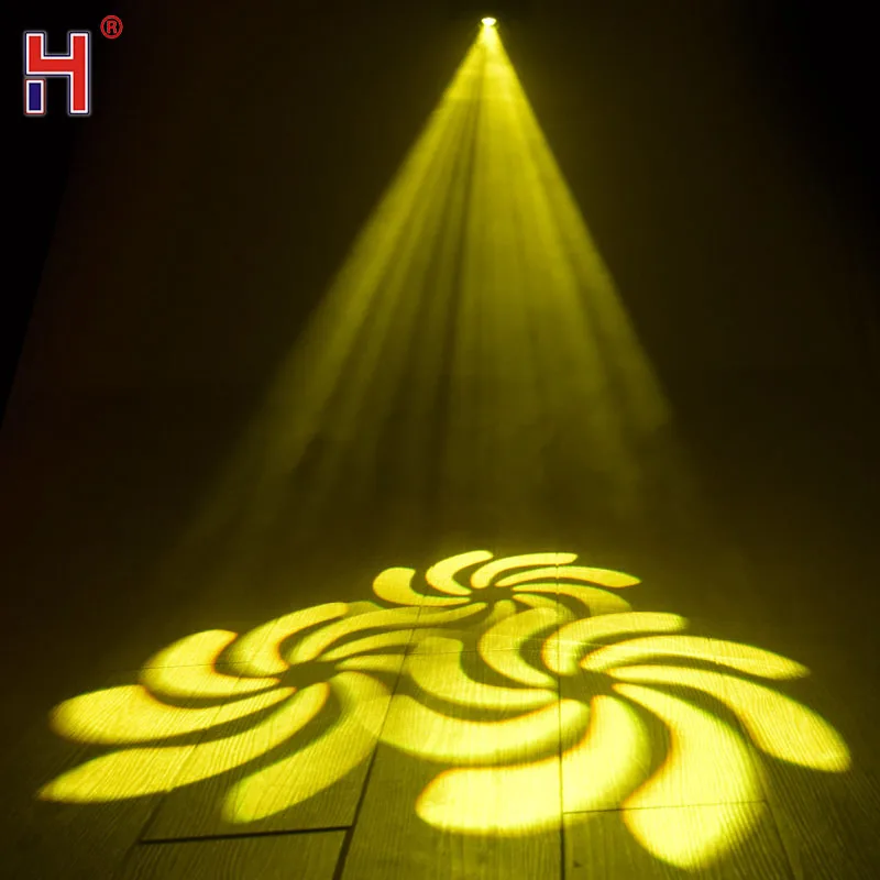 60 Вт Led переносное потолочное освещение мини DMX сценический светильник Лира гобо