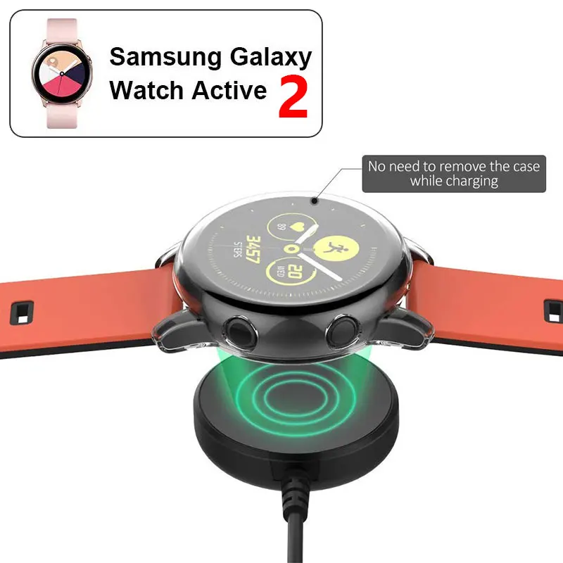 Samsung Galaxy Watch Active2 зарядное устройство для часов 40 мм 44 портативное беспроводное