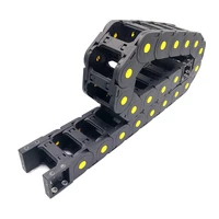 jflo 20x57mm 1 meter 40 transmission towline drag chain wire carrier cable bridge type open on both sides with end connectors