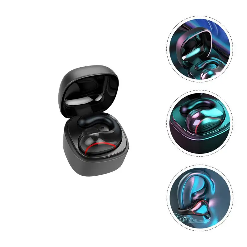 

1 Set of Sports Earphone Single Ear Headset Wireless Earphone Non-in-ear Earphone for Ear