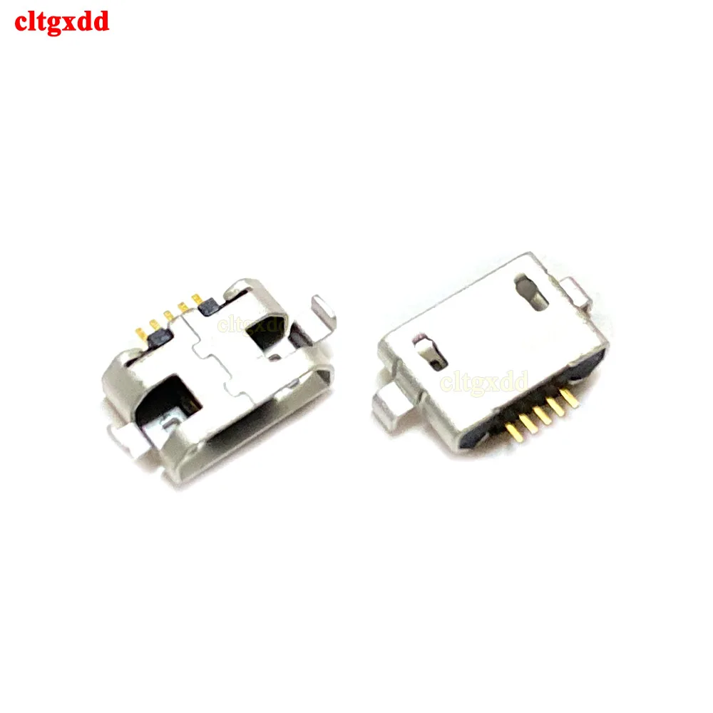 10 шт. MICRO USB 5P розетка с гнездом для зарядки Плоский порт разъем погружная плата 1 0