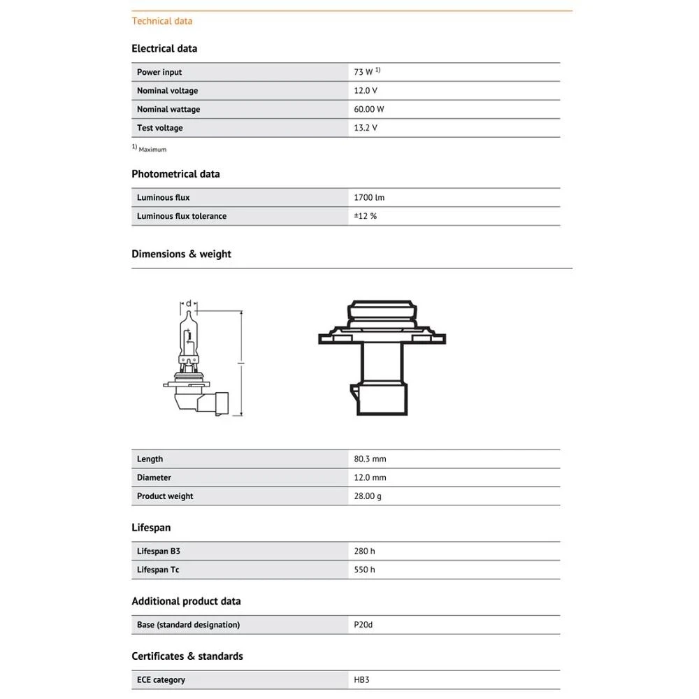 OSRAM 9005 светодиодные лампы 9006 фары HB3 HB4 галогенные Автомобильные для авто ближний