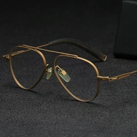 titanium oval glasses frame men retro prescription eyeglasses frames for men 2021 designer vintage myopia optical eyewear oculos