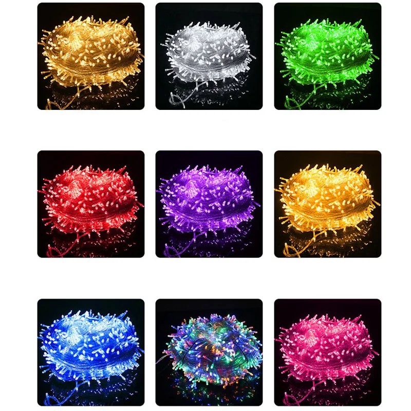 Водонепроницаемый светодиодный светильник со звездами для свадьбы Рождества