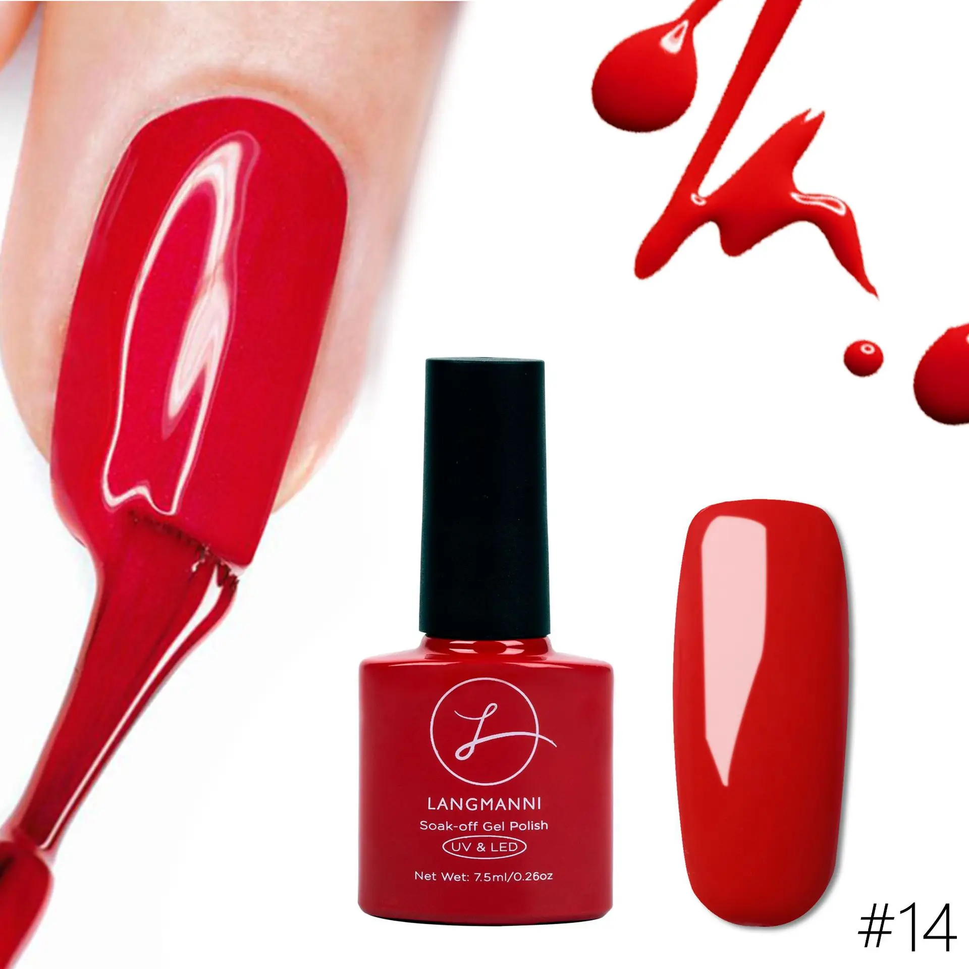 Винно-красная серия светотерапия сплошной цвет лак для ногтей пластиковый