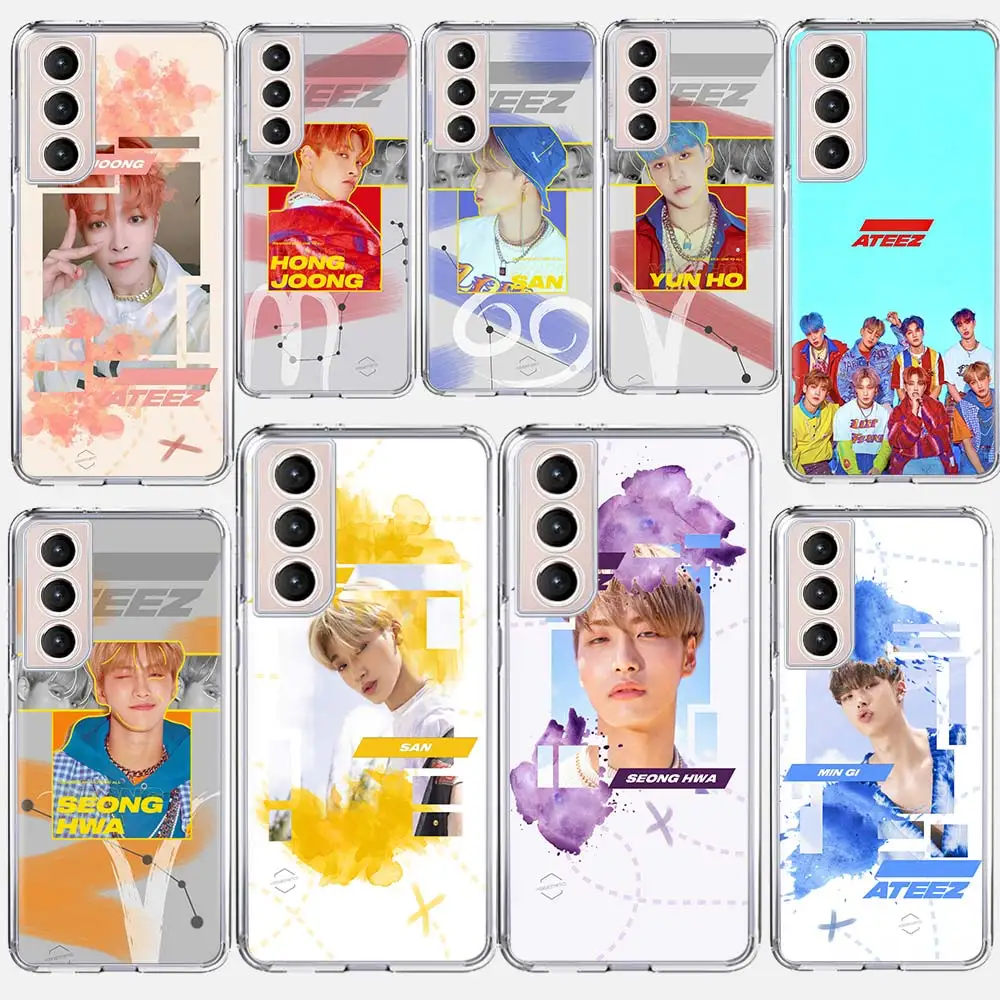 

Ateez Kpop Song Mingi Silicone Case For Samsung Galaxy S21 Ultra S20 FE S20 Plus S10E S10 S8 S9 Plus S7 Phone Cover Coque