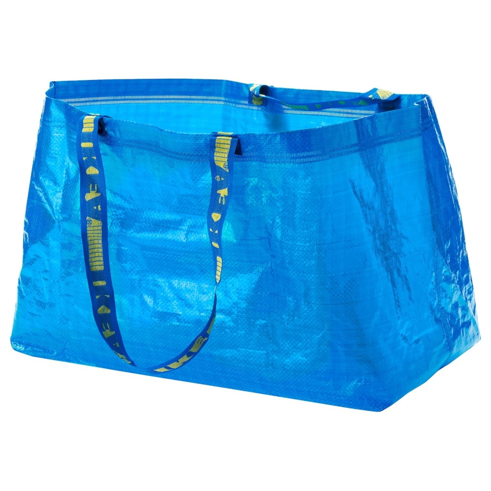 Bag FRAKTA Swedish Quality Products large blue 55x37x35 cm / 71 l bags storage of things items for Home Organization Garden | Дом и сад