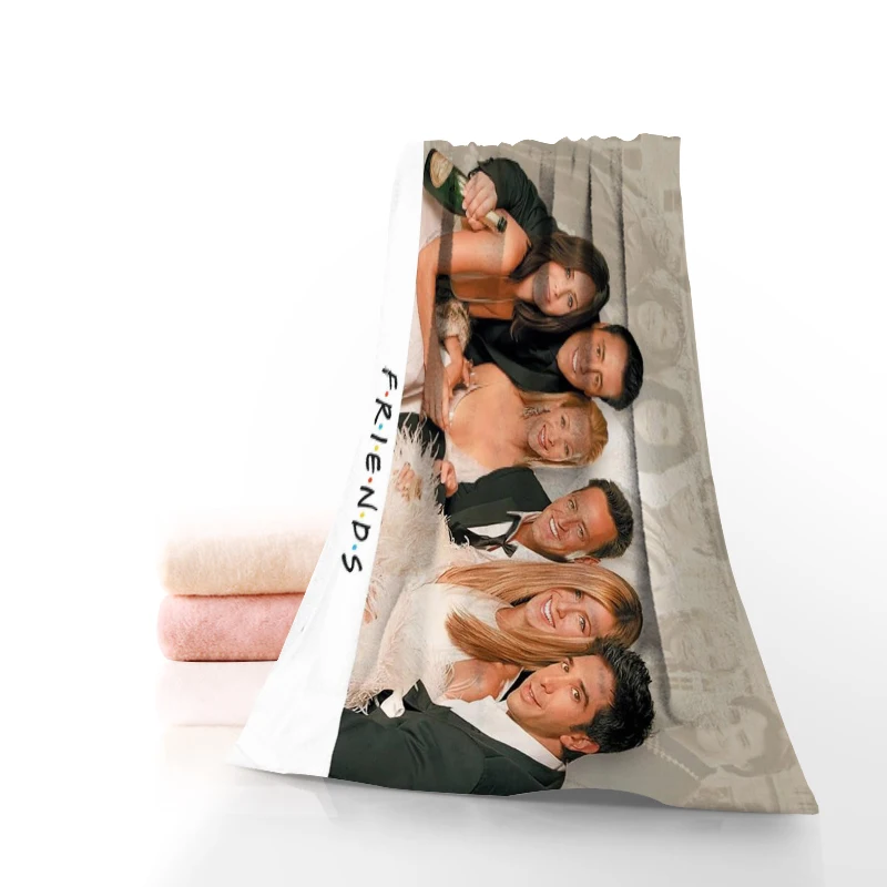 

New Arrival Friends TV Towels Microfiber Fabric Popular Face Towel/Bath Towel 70x140 Towels Bathroom For Adults