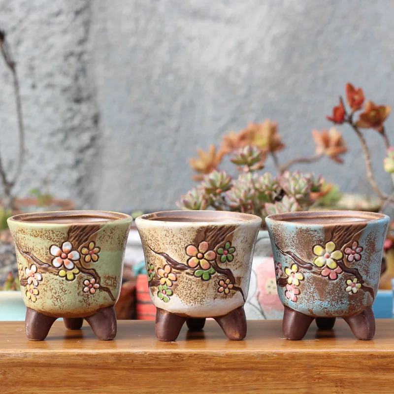 LuckyVin садоводства горшки для влагозапасающего растения керамические изделия из