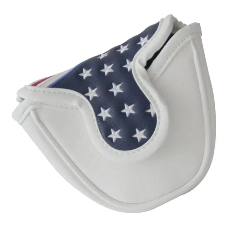

Premium PU Golf Mallet Putter Headcover Golf Club Head Guard Protector Bag