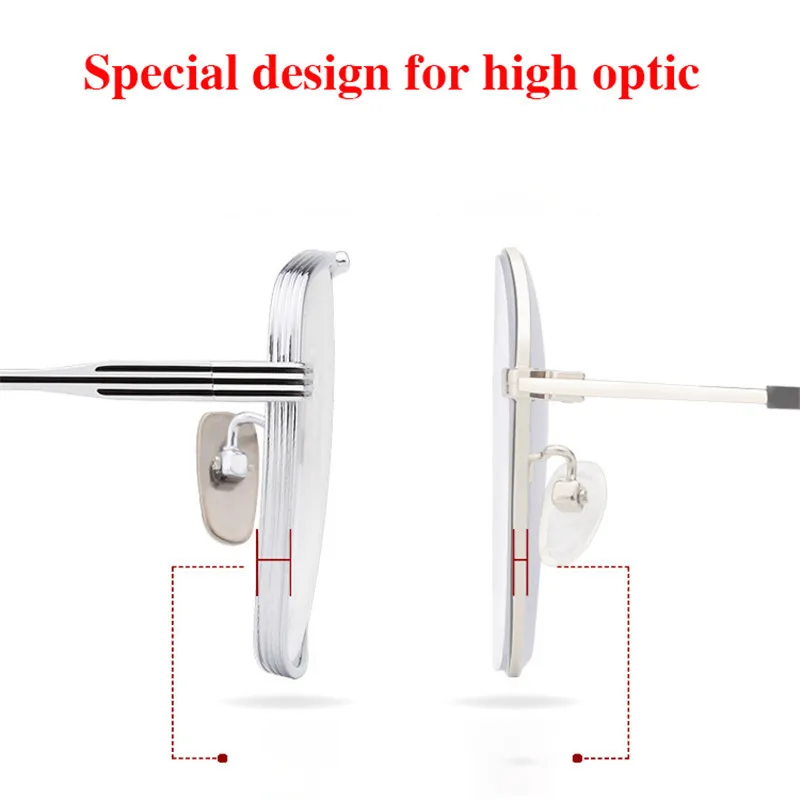 Zerosun мужские титановые очки в оправе с толстой боковой оправой для близорукости