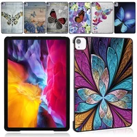 high quality tablet case for apple ipad air 4 2020 10 9 inch butterfly print pattern hard shell free stylus