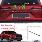 Для Toyota Corolla Cross (XG10) 2020 2021 ABS крышка багажника автомобильной задней двери отделка наружное литье декоративные аксессуары