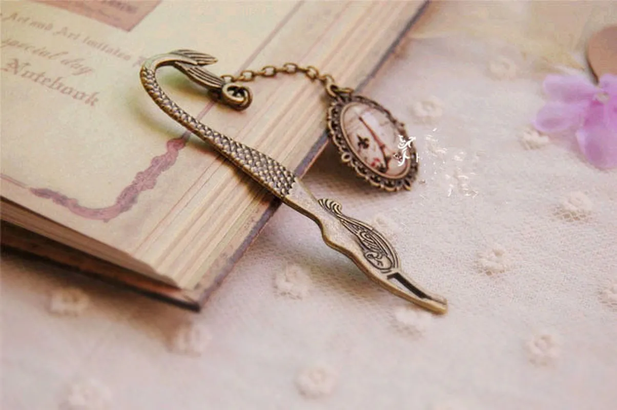 Новейшие винтажные дизайнерские закладки из сплава для книг креативные ретро