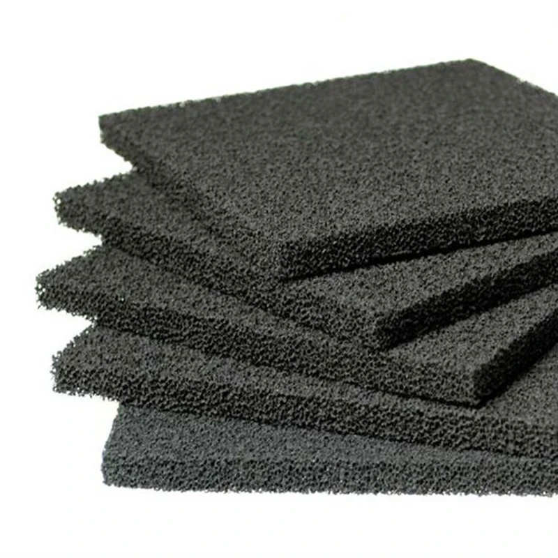 5 шт. высокоплотная пена с активированным углем 130*130*10 мм фильтр губка