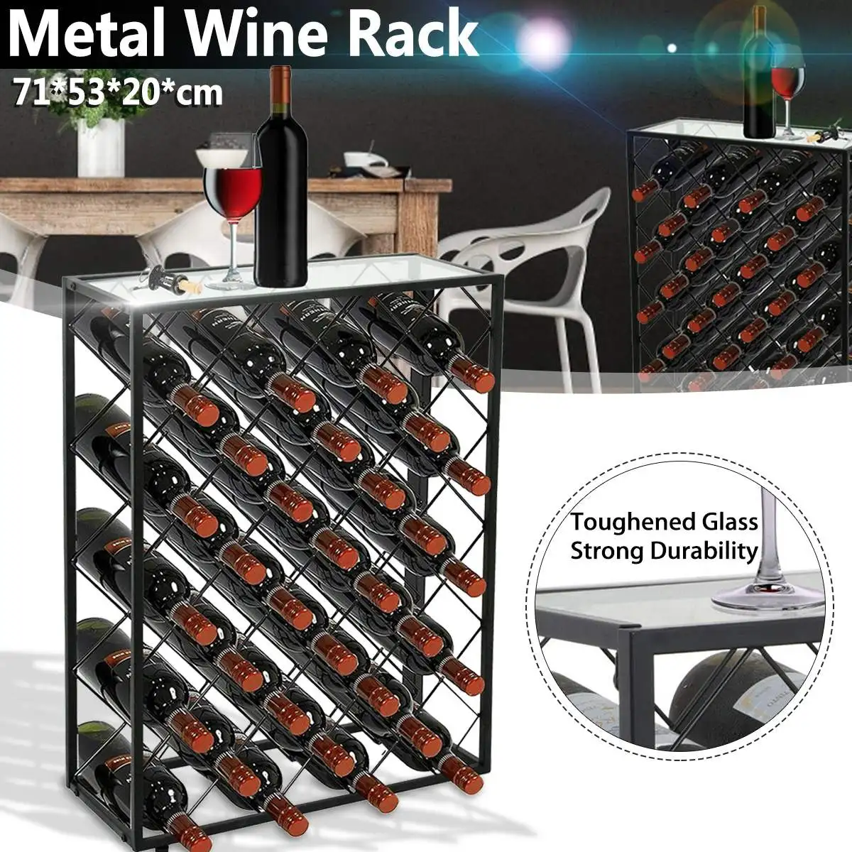 

Floor Standing Wine Rack Bottle Shelf European Red Wine Storage Rack Holders Wine Cup Rack Wine Cabinet Wine Bottle Rack