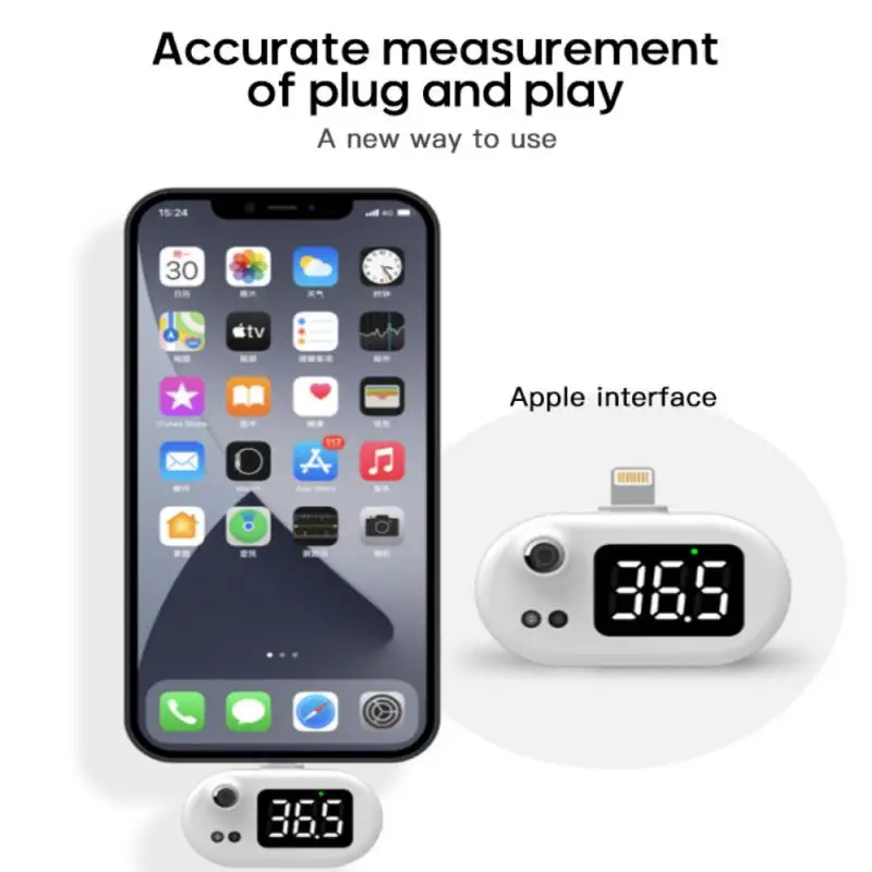 

Non-Contact Infrared Thermometer Plug-in For Smart Phones Smart Electronic Smart Remote Control Smart Phones Adapter